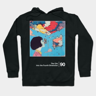 Into The 4th Dimension - Minimal Style Graphic Artwork Design Hoodie